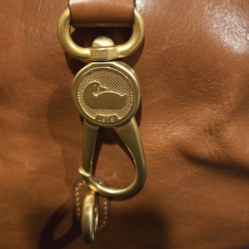 🤎🤍🤎 Dooney & Burke Satchel Elegant Brown Leather Handbag🤎🤍🤎 - Picture 8 of 16